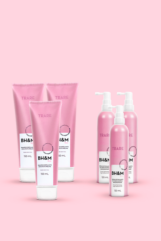 COMBO ELA - 3 Séruns + 3 shampoos*