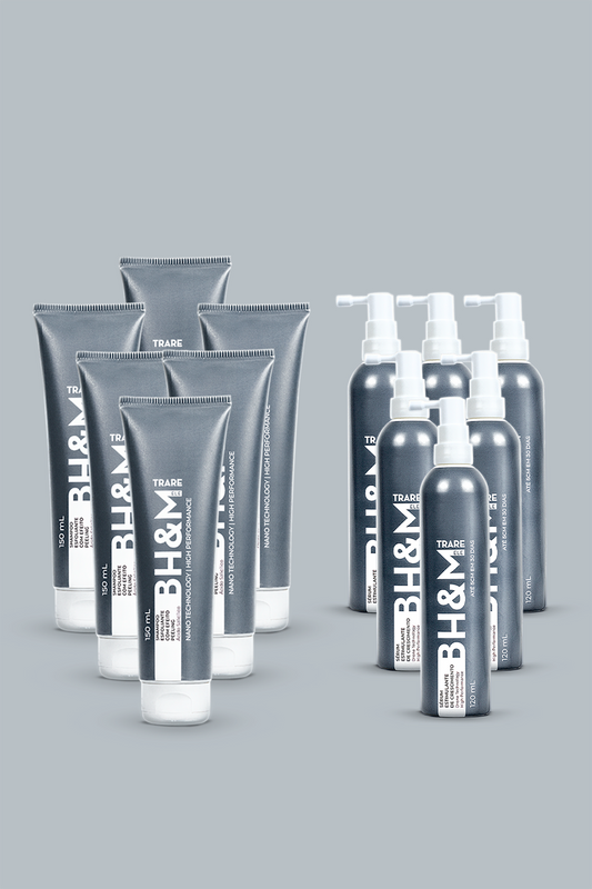 COMBO ELE - 6 Shampoos + 6 Tônicos de Crescimento*